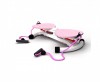 Фитнес платформа DFC "Twister Bow" с эспандерами розовый - магазин СпортДоставка. Спортивные товары интернет магазин в Грозном 