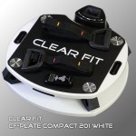 Виброплатформа Clear Fit CF-PLATE Compact 201 WHITE  - магазин СпортДоставка. Спортивные товары интернет магазин в Грозном 