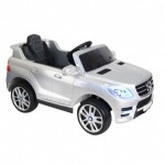Детский электромобиль Mercedes-Benz ML350 серебристый глянец - магазин СпортДоставка. Спортивные товары интернет магазин в Грозном 