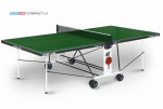 Теннисный стол для помещения Compact LX green усовершенствованная модель стола 6042-3 - магазин СпортДоставка. Спортивные товары интернет магазин в Грозном 