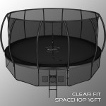 Каркасный батут Clear Fit SpaceHop 16Ft - магазин СпортДоставка. Спортивные товары интернет магазин в Грозном 