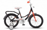 Детский велосипед Stels Flyte 18" Z011 Чёрный красный 2022 - магазин СпортДоставка. Спортивные товары интернет магазин в Грозном 