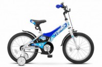 Детский велосипед Stels Jet 16" Z010 синий белый 2022 - магазин СпортДоставка. Спортивные товары интернет магазин в Грозном 