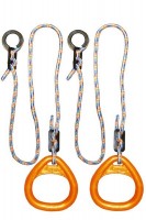 Детские гимнастические кольца треугольные  для ДСК оранжевые  КГ02В - магазин СпортДоставка. Спортивные товары интернет магазин в Грозном 